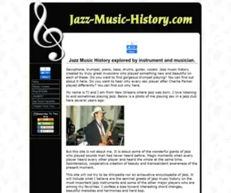 Jazz-Music-History.com(Jazz Music History) Screenshot