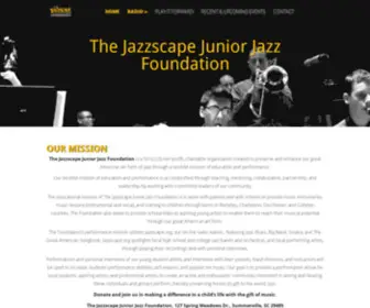 Jazz-Scape.com(The Jazzscape Junior Jazz Foundation) Screenshot