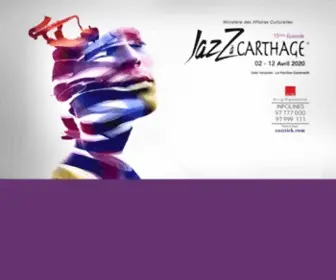 Jazzacarthage.com(Jazz à Carthage) Screenshot