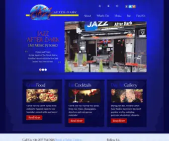 Jazzafterdark.co.uk(Jazz After Dark) Screenshot