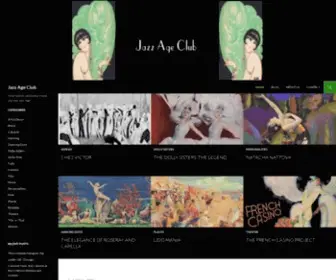 Jazzageclub.com(Jazz Age Club) Screenshot