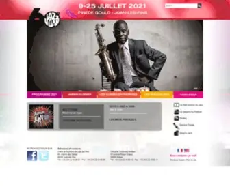 Jazzajuan.com(Jazz à Juan) Screenshot