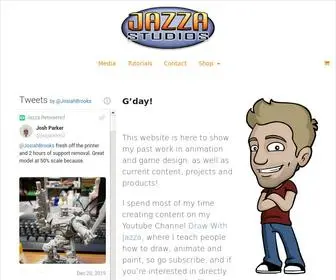 Jazzastudios.com(Jazza Studios) Screenshot