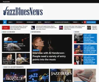 Jazzbluesnews.com(Website about Jazz and Blues) Screenshot