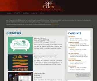 Jazzcaen.com(Jazz à Caen et en Basse) Screenshot