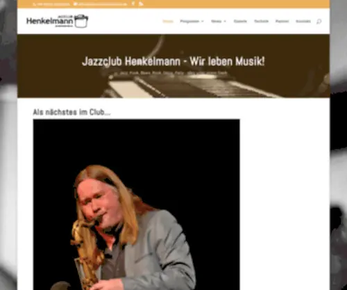 Jazzclub-Henkelmann.de(Jazzclub Henkelmann) Screenshot