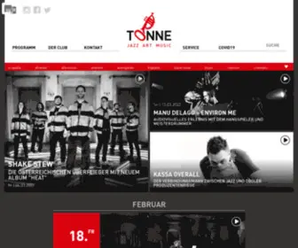Jazzclubtonne.de(Jazzclub Tonne e.V) Screenshot