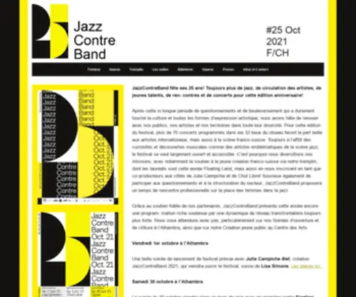 Jazzcontreband.com(Jazzcontreband) Screenshot