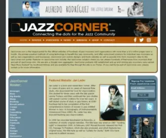 Jazzcorner.com(Jazz websites) Screenshot