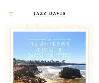 Jazzdavis.com(Jazz Davis) Screenshot