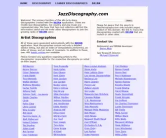 Jazzdiscography.com(Jazzdiscography) Screenshot