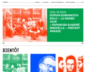 Jazzdor.com(Jazz) Screenshot