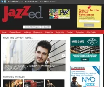 Jazzedmagazine.com(JazzEd Magazine) Screenshot