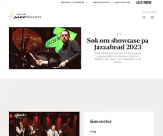 JazzForum.no(Norsk jazzforum er en medlems) Screenshot