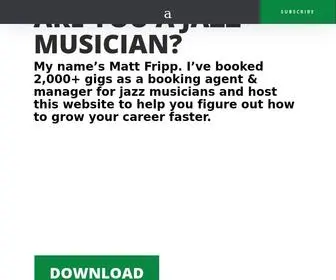 JazzFuel.com(Helping You Get More Jazz Gigs) Screenshot