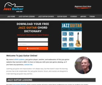 Jazzguitar.be(Jazz Guitar Online) Screenshot