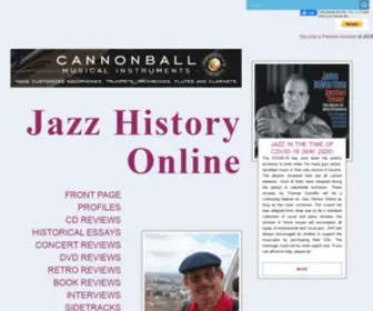Jazzhistoryonline.com(Jazz History Online) Screenshot