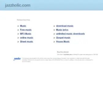 Jazzholic.com(Jazzholic) Screenshot