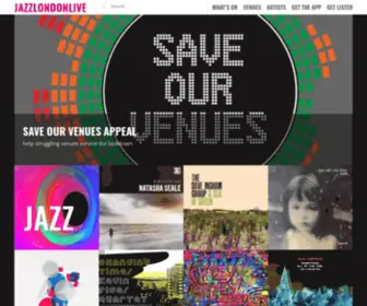 Jazzinlondon.live(Your complete jazz listings) Screenshot