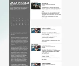 Jazzinoslo.no(JAZZ IN OSLO) Screenshot