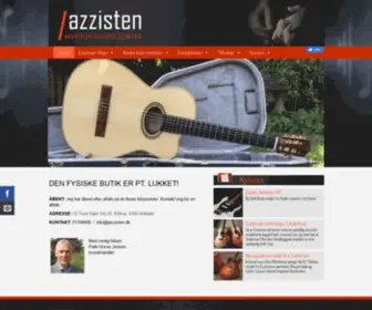 Jazzisten.dk(Holbæk Guitar Shop) Screenshot