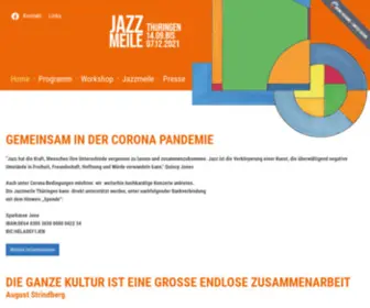 Jazzmeile.org(Thüringen) Screenshot