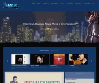 Jazzmonthly.com(An online jazz publication of music) Screenshot