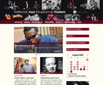 Jazzmuseuminharlem.org(National Jazz Museum in Harlem) Screenshot
