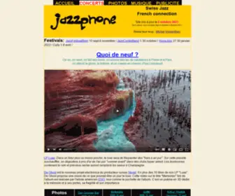 Jazzphone.ch(JAZZPHONE, Michel Vonlanthen) Screenshot