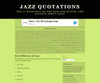Jazzquotations.com(Jazz Quotations) Screenshot