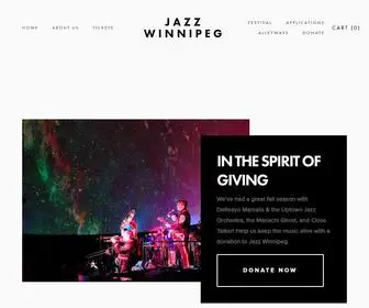 Jazzwinnipeg.com(Jazz Winnipeg) Screenshot