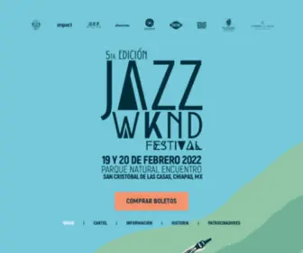 Jazzwkndfestival.mx(Internacional) Screenshot