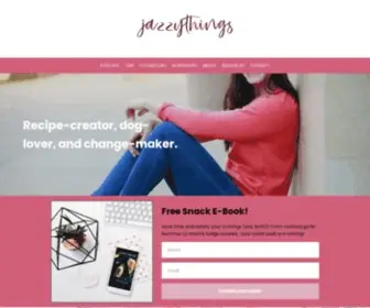 Jazzythings.com(Eating healthy) Screenshot