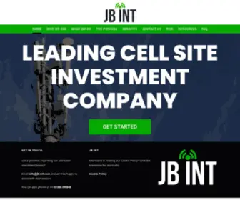 JB-INT.com(Cell Site Lease Investment Company) Screenshot