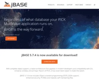 Jbase.com(The Native Application Platform for MultiValue Users) Screenshot