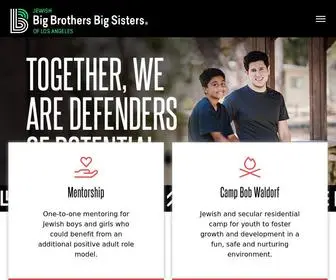 JBBBsla.org(Jewish Big Brothers Big Sisters of Los Angeles) Screenshot