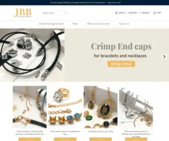 JBbfindings.com(JBB Findings manufacturers) Screenshot