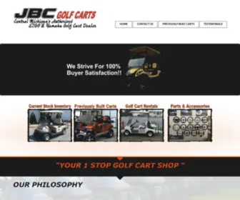 JBcgolfcarts.com(JBC Golf Carts) Screenshot