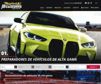 Jbcustoms.es(Customización vehículos alta gama) Screenshot