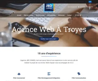 JBD-Conseil.com(Agence Web à Troyes) Screenshot