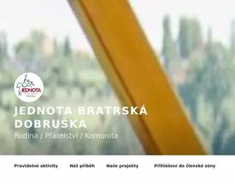 Jbdobruska.cz(Jednota bratrská Dobruška) Screenshot