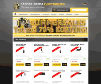 Jbe.nl(Jacobs Breda Electronics) Screenshot