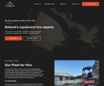Jbexcavationhire.com.au(Access & digging equipment hire contractor) Screenshot