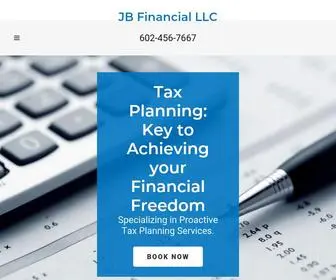 Jbfinancialllc.com(Tax Preparation) Screenshot