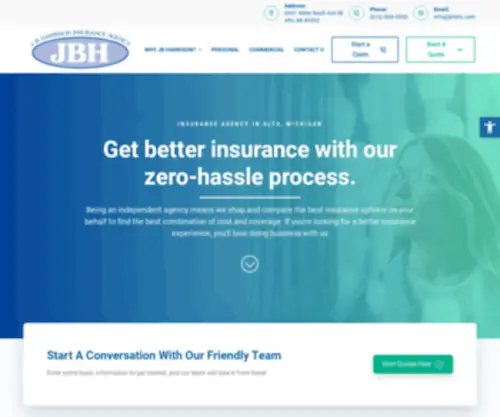 Jbhins.com(The Brouwers Insurance Agency Grand Rapids MI) Screenshot