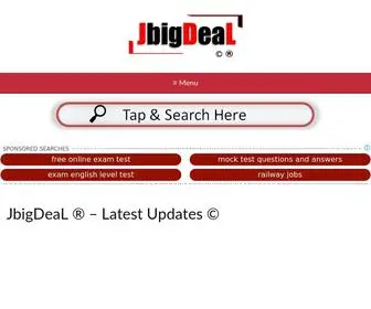 Jbigdeal.in(JbigDeaL ®) Screenshot