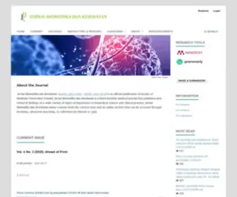 Jbiomedkes.org(Jurnal Biomedika dan Kesehatan) Screenshot