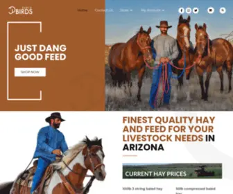 Jbirdsranch.com(Hay and Feed Delivery Service in Arizona) Screenshot