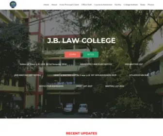 Jblawcollegeguwahati.com(Law COLLEGE) Screenshot