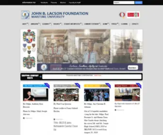 JBLfmu.edu.ph(Lacson Foundation Maritime University) Screenshot
